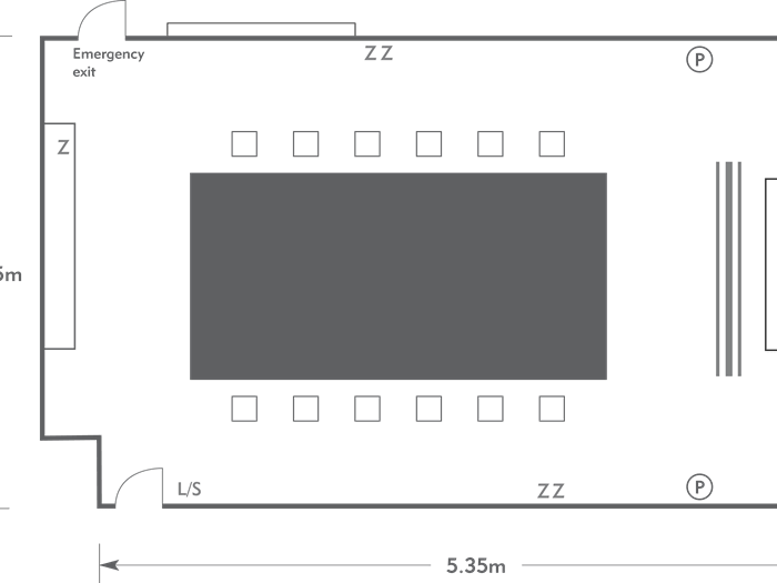 Boardroom layout