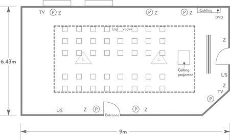 Theatre layout