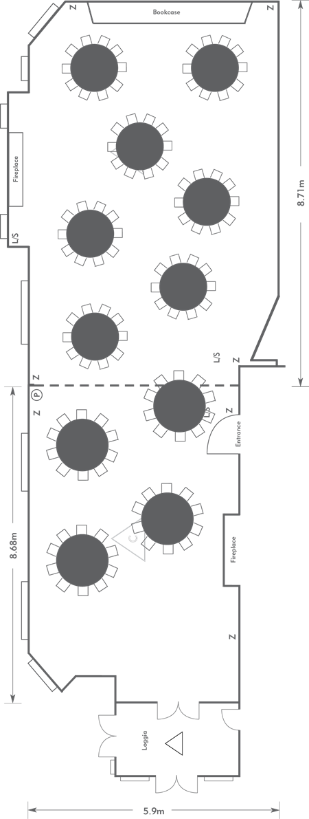 Dinner style layout