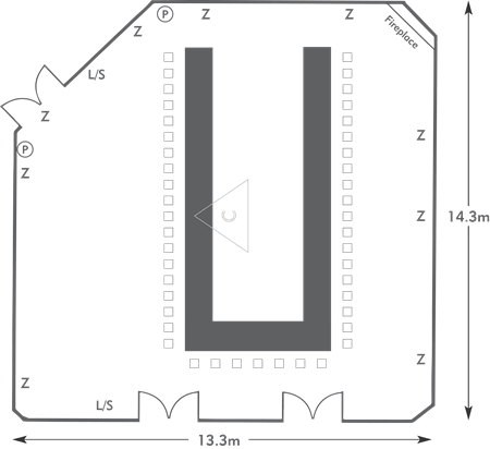 U-shape layout