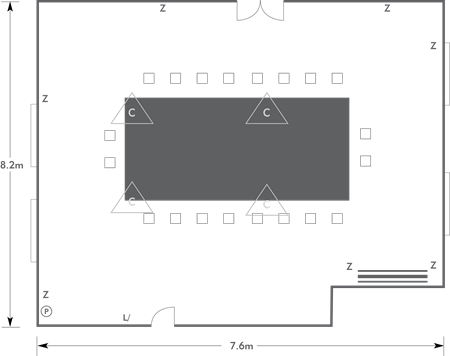 Boardroom layout