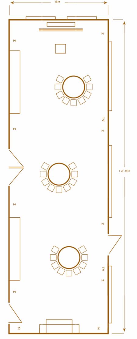 Cabaret layout