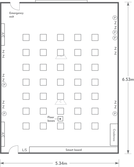 Theatre layout