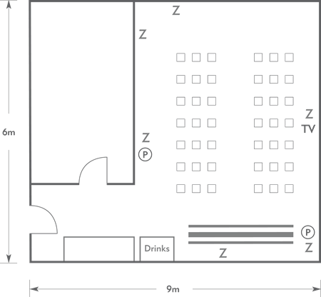 Theatre layout