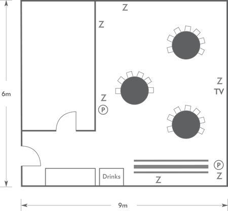 Cabaret layout